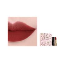 Lancôme lipstick Jing Pure Velvet Matte 2025 Christmas Series Black Gold Tube Small Waist Matte Moisturizing Color #296 Addictive Red No Gift Box juoda
