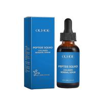 Peptide Squad Kolageno atnaujinimo serumas, Anti-age serumas veidui su vario peptidais, Drėkinamasis peptidų serumas nuo raukšlių, smulkių raukšlelių ir odos elastiškumo gerinimui 1pc