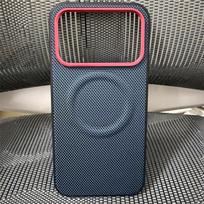 For Xiaomi POCO F8 Ultra F8 Pro 5G Magnetic Case For MagSafe Nylon Woven Matte Leather Skin-friendly Cover Bumper Poco F8 ultra mėlyna