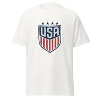 JAV futbolo herbo marškinėliai - Pasaulio taurė 2026 sirgaliaus apranga L white