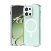 OnePlus Nord 6 dėklas magnetinis, skirtas MagSafe, skaidrus akrilas, silikoninis galinis dangtelis One Plus Nord6 5G, neslystantis buferis OnePlus Nord 6 gryna