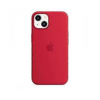 (Red)Silicone Case With Magsafe For Iphone 13 Mini Phone Case