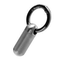 Pure Titanium Waterproof Pill Box Color Portable Small Pill Box Sealed Waterproof Keyring Mini Carry-on First Aid Pill Bottle