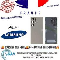 Cache batterie et vitre arrière - SAMSUNG - Galaxy S24 Ultra (S928B) - Titane Gris - Original - Compatible