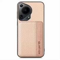 RFID Blocking Leather Card Case for Huawei Pura 70 Ultra 5G Phone Cover Magnetic Wallet Back Panel Pura 70 Pro Plus Pura70 Funda Huawei Pura 70 abrikosas