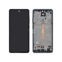 Écran LCD complet - SAMSUNG - Galaxy A52 (A525F/A526B) - Bleu - Avec châssis - Pièce de remplacement