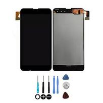 Ecran LCD et vitre tactile - NOKIA - Lumia 635 - Noir - Assemblés - Sans châssis