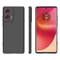 For Mote Edge50Fusion Case For Motorola Edge 50 Fusion 50Fusion Back Cover Coque TPU Soft Black Slim Matte Silicone Phone Cases MOTO Edge50Fusion juoda