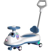 DEERC Kids Multifunctional Twist Ride-On Car dangaus mėlyna spalva