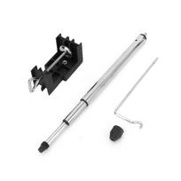 Black Color Finish Rotary Tool Hanging Stand Steel Rod Material with Table Clamp Telescopic Grinder Holder 360 Degree Rotation