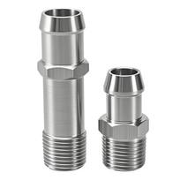 For Camaro For Chevrolet Heater Hose Fittings 3 4 Barbed To 1 2 -14 NPT Classic Car Hose Fittings Barbed To NPT Fittings