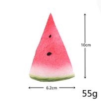 Simulated watermelon skin, fake watermelon slices, fake fruit slices, food, food model, restaurant, restaurant decoration, shoot raudona