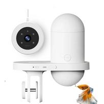 Intelligent Visual Fish Feeder 2K HD Automatic Fish Tank Camera System APP Controlled Remote Monitoring Equipment balta