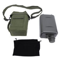2L Water Bottle with Waist Carrying Bag Large Capacity Leakproof PVC Water Jug for Outdoor Sports Travel
