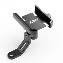 Skirta Piaggio Liberty One 50 125 S150 S LED motociklo telefono laikiklis GPS laikiklis Mobiliojo telefono stovas Galinio vaizdo veidrodžio vairo tvirtinimas