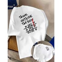 Men's Graphic Tees, White T-Shirt, Pure CottonHeavyweight, Summer White Short Sleeve, Versatile for Daily Wear S balta
