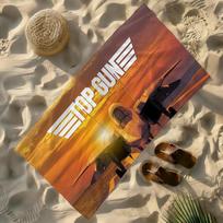 Film T-Top Gun M-Maverick Towel Soft Lightweight Anti-Sand Large Beach Towel Quick-Drying Bath Sports Family STJ40x70CM