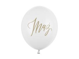 Balony 30Cm, Mąż, Pastel Pure White (1 Op. / 50 Szt.)