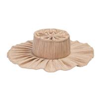 Vasaros Rankų Darbo Pynimas Plisuotas Saulės Skydelis Tėvų Šik Ld Motina Dukra Gatvės Saulės Kepurė Moterims Laisvalaikio Skrybėlė kids 52cm head