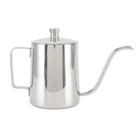 Kavinukas užpilamai kavai, nerūdijančio plieno, rankinis, su siauru snapeliu, žąsies kaklelio formos, 350 ml, PTFE danga L(for 6.5-9kg) white