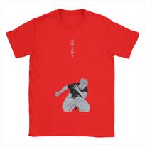 Jujutsu Kaisen Satoru Gojo T Shirts for Men 100% Cotton Vintage T-Shirt Round Neck  Tee Shirt Short Sleeve Clothes Gift Idea S