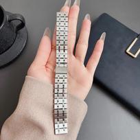 18mm Women Stainless Steel Band for Huawei Watch GT5 GT4 41mm Luxury Silm Loop Bracelet for HUAWEI WATCH GT5Pro 42mm Metal Strap 18mm sidabras