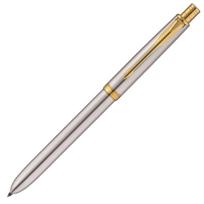 PARKER Sonnet nerūdijančio plieno GT rašiklis su rutininiais ir mechaniniais pieštukais, oficialus dovanų rinkinys, gaminio numeris S111306620, 3-in-1 daugiafunkcinis, 2 spalvų