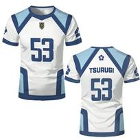 Popular Blue Lock Jersey Nagi Seishiro Uniform 3D Print Kids Anime T-Shirt Summer Men Women Cosplay Sports Football Top S
