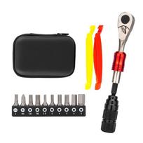 Single-Ended Torque Ratchet Wrench Portable Screwdriver Bit Socket Set Light Weight Bike Ratchet Repair Tool Enduring 1