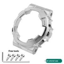 304 Stainless Steel Case For Casio G-SHOCK 5553 gm-110 GM110 GM-110G-1A9PR Modified solid metal Bezel shell Men's accessories For GM-110 sidabras