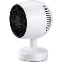 Space heater, small space heater, 1200W desk heater, 160° horizontal auto swing, three adjustable settings, PTC ceramic heating