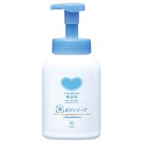 Cow Brand Foaming Body Soap with 500ml Additive-Free Pump, mėlyna