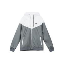 NIKE Sportswear Windrunner striukė su užtrauktuku 'Balta Pilka' Vyriška 727325-084 M