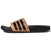 adidas Adilette Cloudfoam Plus Cork Slippers 'Black Orange' Men's CG3413 EU 39