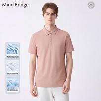 Mind Bridge Men's Summer Solid Polo Shirt 3XL
