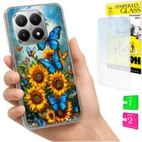 Etui Do Xiaomi 15T Obudowa Foto Case Plecki Grafika Motyle + Szkło 9H
