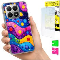 Etui Do Xiaomi 15T Obudowa Foto Case Plecki Grafika Fale + Szkło 9H