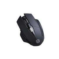 INPHIC Wireless Rechargeable Mouse, Quiet, Ergonomic Design, Battery Level Display, 2.4G Universal and Portable Mouse, Black juoda