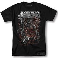 Asking Alexandria Shirt Rock Merch Concert Tour Vintage Graphic Design T-Shirt S įvairiaspalvis
