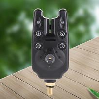 2 LEDs Fishing Alarm with Loud Siren Alert Fishing Alarm Adjustable Tone Volume Sensitivity Sound Black Daytime Night Indicator China Mainland