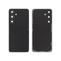 Cache batterie (vitre arrière) - SAMSUNG - Galaxy S24 (S921B) - Noir - Sans logo - Pièce de rechange juoda