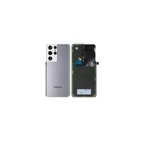 Cache batterie vitre arrière - SAMSUNG - Galaxy S21 Ultra 5G (G998) - Phantom Silver - GH82-24499B - Original
