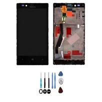 Écran LCD + vitre tactile - NOKIA - Lumia 720 - Noir - Assemblés sur châssis - Prêt à poser