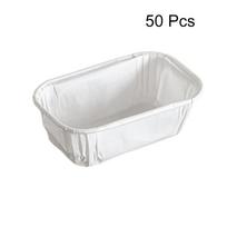 50PCS Film Coating Disposable Cupcake Mold Non-stick Muffin Cupcake Liner  Brownie balta