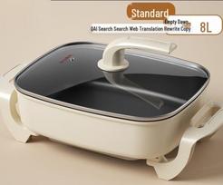 Multifunctional Korean-Style Electric Hot Pot & Non-Stick Frying Pan 6L