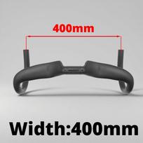 Ullicyc Hover Carbon Handlebar T1000 Full Carbon Rise Road Handlebar Rise 30mm Gravel Cockpit Internal Cable 400mm