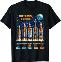 Artemis II 2026 Rocket Launch Mission to The Moon Artemis 2 T-Shirt 2XL