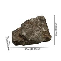 Decorative Faux Sandstone Landscaping Rock Lightweight Aquarium Terrarium Prop for Reptile Cave Garden Design 33x23x23cm