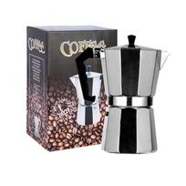 Moka Pot Italian Stovetop Coffee Maker Aluminum Alloy European Style Octagonal Utensil