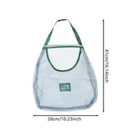 1/2 Layers Kitchen Hanging Mesh Bag Reusable Storage Bags Home Fruit Vegetable Storage Net Bag For Ginger Garlic Potatoes Onions